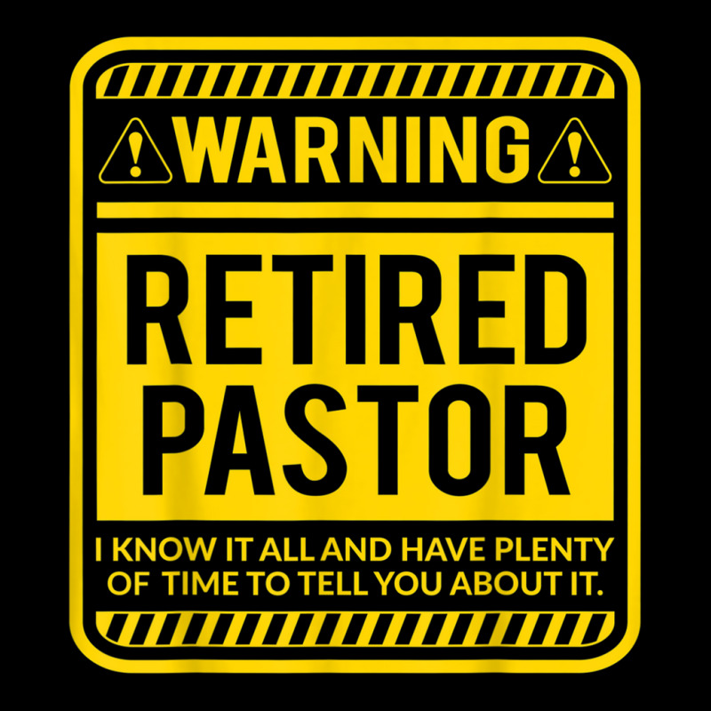 Retirement Gifts Retirement Party Warning Retired Pastor T Shirt Unisex Jogger by cm-arts | Artistshot