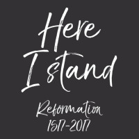 Here I Stand Reformation Martin Luther Quote 1517-2017 Vintage Hoodie | Artistshot