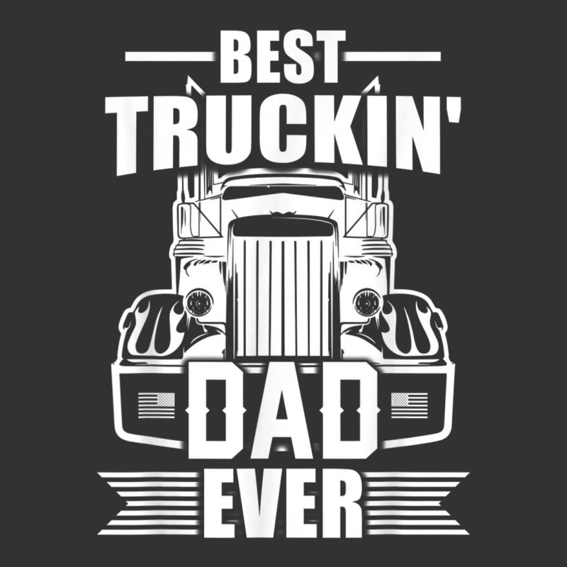 Best Truckin' Dad Ever Truck Driver T Shirt Baby Bodysuit by cm-arts | Artistshot