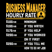 Business Managers Hourly Rate   Funny Business Director Adjustable Cap | Artistshot