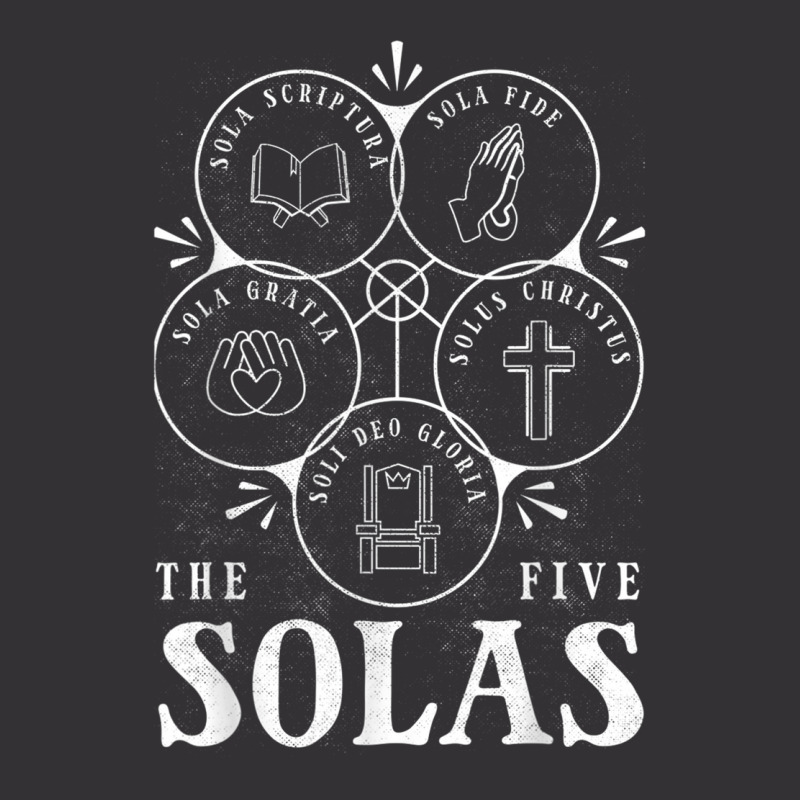 Sola Scriptura   Protestant, Christian Reformation, 5 Solas T Shirt Vintage Hoodie | Artistshot