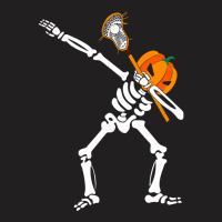 Cute Halloween Costume Dabbing Skeleton Lacrosse Sport Lover T-shirt | Artistshot