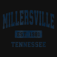 Millersville Tennessee Tn Vintage Athletic Sports Design Rear Car Mat | Artistshot