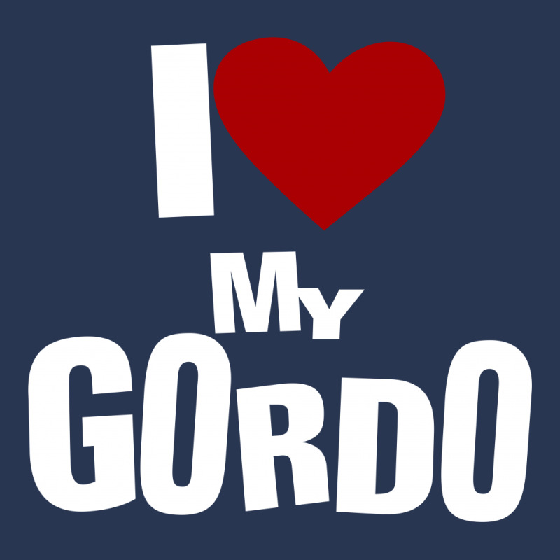 I Love My Gordo Men Denim Jacket by tribebol | Artistshot