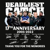 Deadliest Catch 17th Anniversary 2005-2022 Scorecard Crop Tee | Artistshot