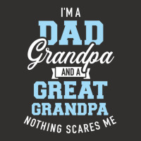 I'm A Dad Grandpa And Great Grandpa Nothing Scares Me Champion Hoodie | Artistshot