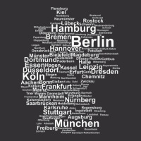 Germany Map Silhouette Towns Cities Berlin Hamburg Travel Premium T Sh Vintage Hoodie | Artistshot