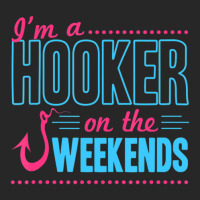 I'm A Hooker On The Weekends Dad Joke Fishing Gear Men's T-shirt Pajama Set | Artistshot