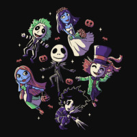 Burtons Halloween Funny Cute Spooky Characters Crop Top | Artistshot