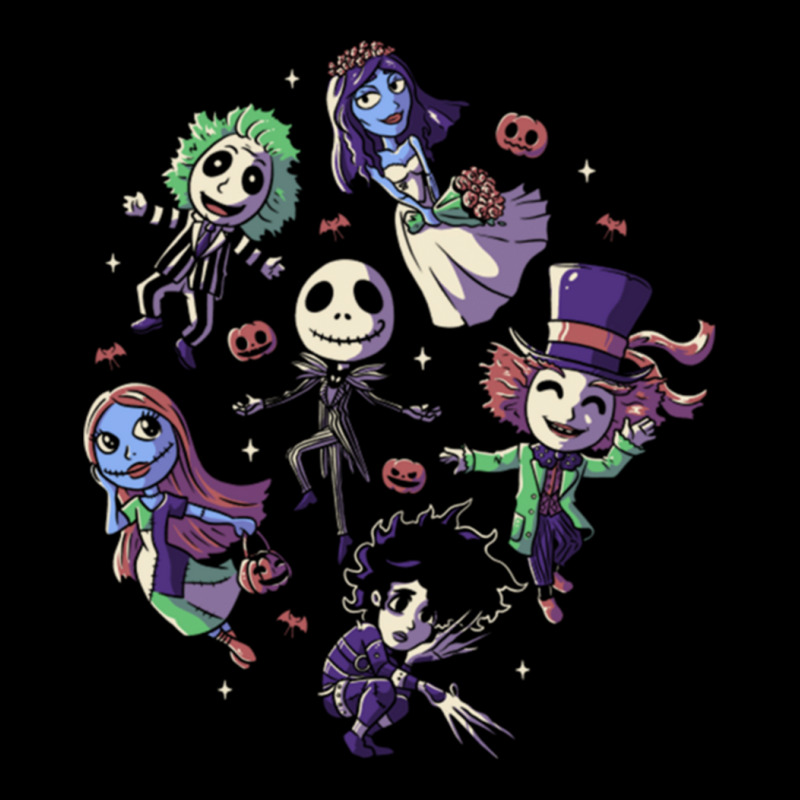 Burtons Halloween Funny Cute Spooky Characters Legging by cm-arts | Artistshot