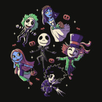 Burtons Halloween Funny Cute Spooky Characters Scorecard Crop Tee | Artistshot