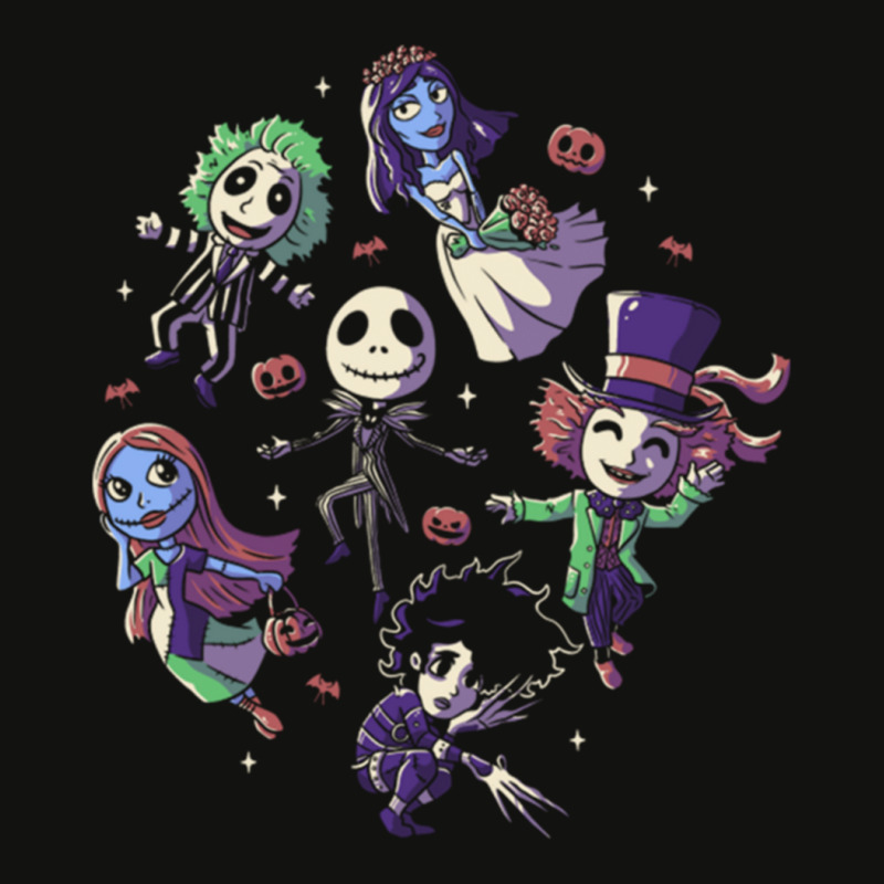 Burtons Halloween Funny Cute Spooky Characters Scorecard Crop Tee by cm-arts | Artistshot