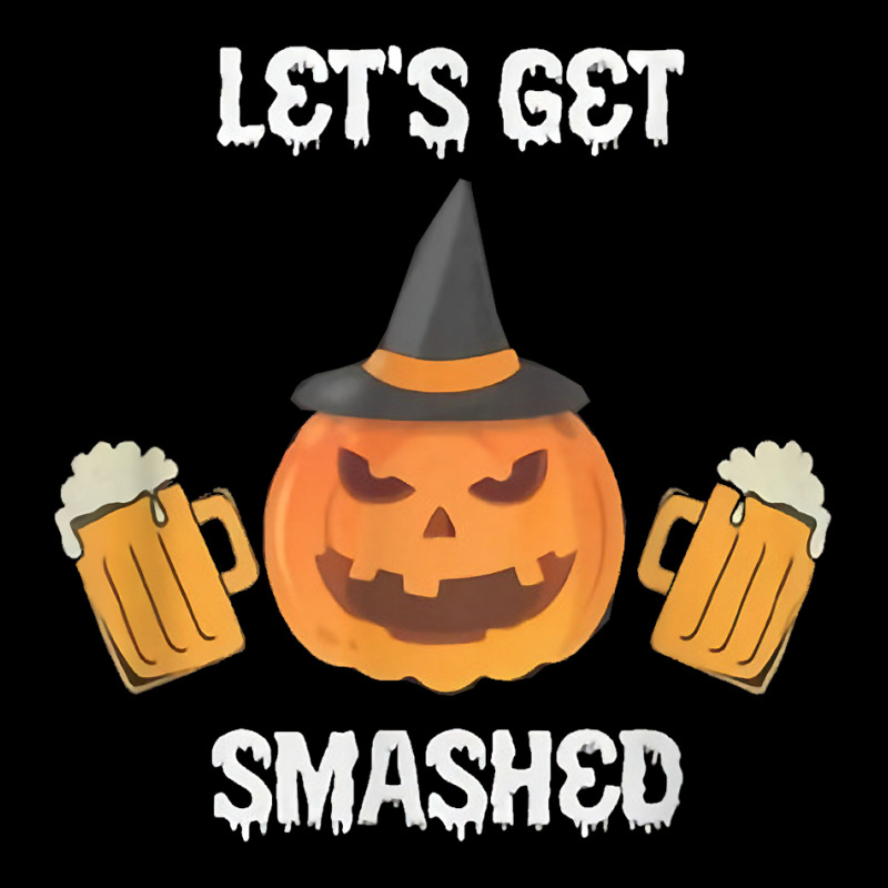 Halloween Pumpkin Let's Get Smashed Beer T Shirt Adjustable Cap by cm-arts | Artistshot