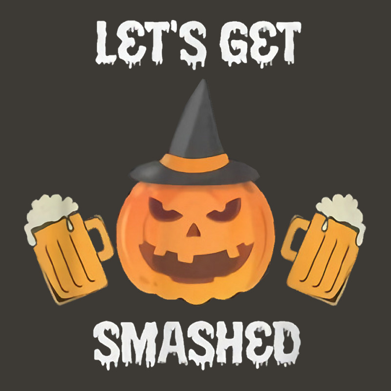 Halloween Pumpkin Let's Get Smashed Beer T Shirt Bucket Hat by cm-arts | Artistshot