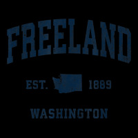 Freeland Washington Wa Vintage Athletic Navy Sports Design Adjustable Cap | Artistshot