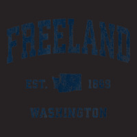 Freeland Washington Wa Vintage Athletic Navy Sports Design Vintage Cap | Artistshot