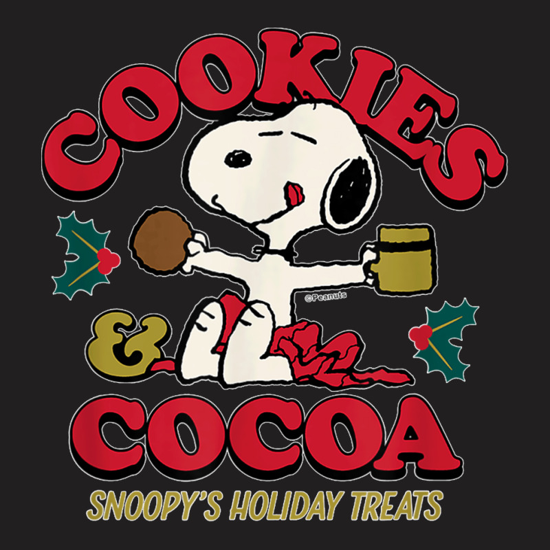 Peanuts Christmas Cookies & Cocoa T-shirt | Artistshot