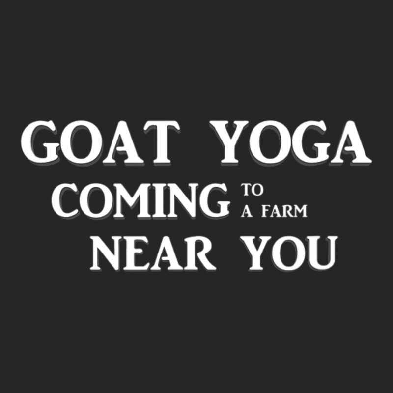 Goat Yoga Ladies Fitted T-Shirt by Bertrand Angulo | Artistshot