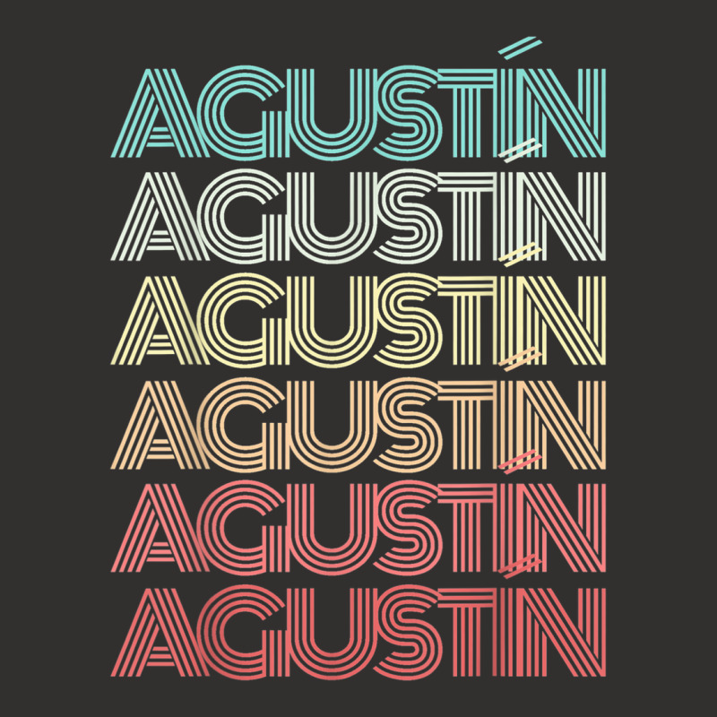 First Name AgustÍn Spanish Boy Retro Personalized Birthday Champion Hoodie | Artistshot