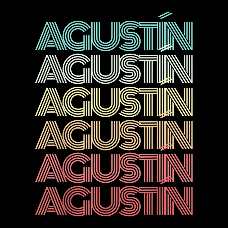 First Name AgustÍn Spanish Boy Retro Personalized Birthday Unisex Jogger | Artistshot