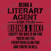 Being A Literary Agent Is Like Riding A Bike Champion Hoodie | Artistshot