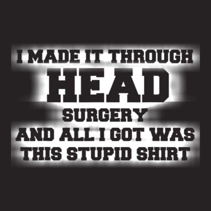 Head Surgery Get Well Soon Recovery Gag Vintage Cap by Aiello Mcdade | Artistshot