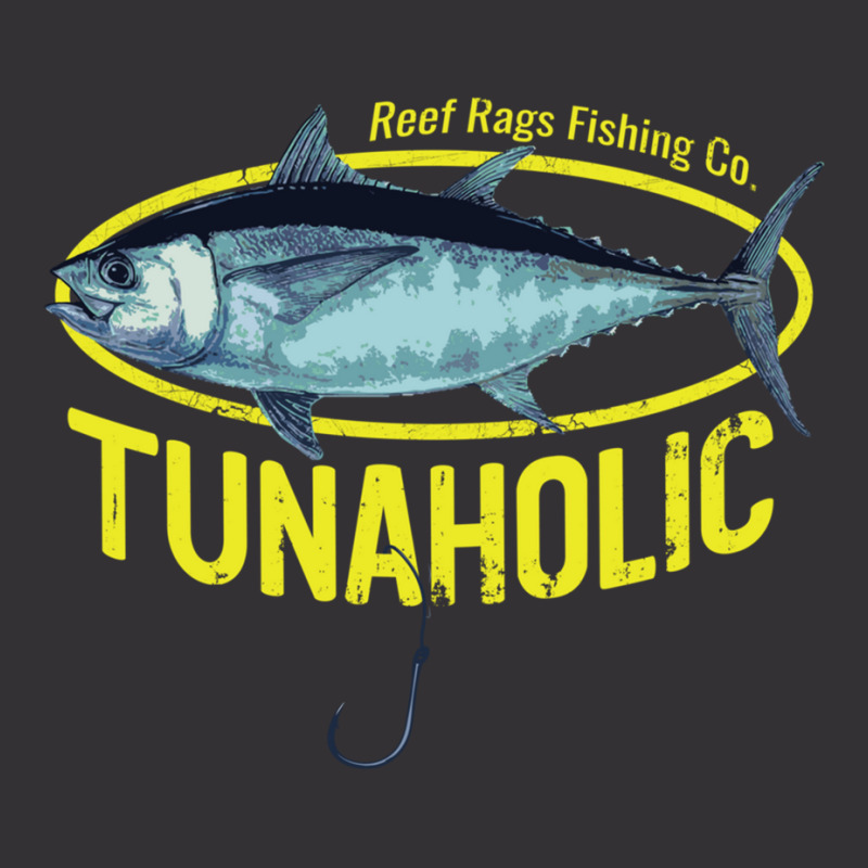 Reef Rags Tunaholic Deep Sea Saltwater Tuna Fishing Pullover Hoodie Vintage Hoodie by cm-arts | Artistshot