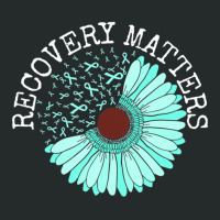 Recovery Matters Drug Alcohol Awareness Addiction Ribbon Women's Triblend Scoop T-shirt | Artistshot