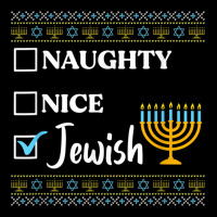 Hanukkah Naughty Nice Jewish Funny Ugly Christmas Baby Tee | Artistshot