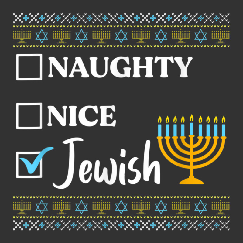 Hanukkah Naughty Nice Jewish Funny Ugly Christmas Baby Bodysuit | Artistshot