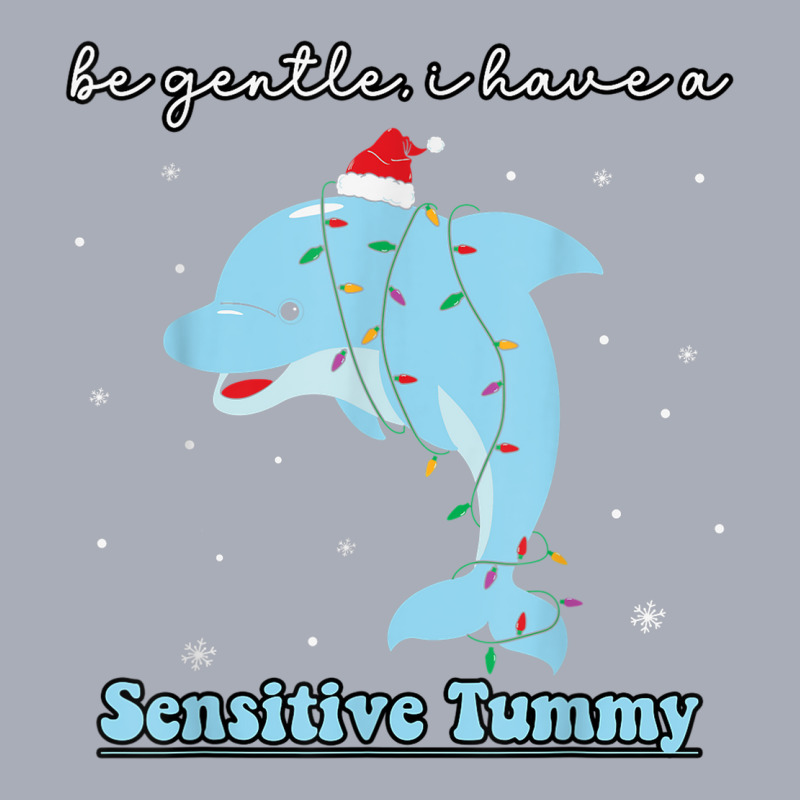 Be Gentle I Have A Sensitive Tummy Funny Christmas Tank Dress by Fashzilla | Artistshot