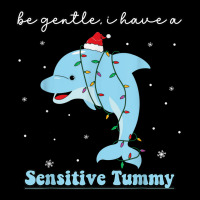 Be Gentle I Have A Sensitive Tummy Funny Christmas Legging | Artistshot