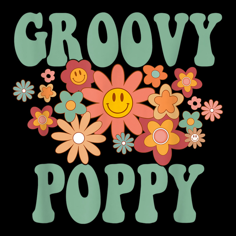 Retro Groovy Poppy Matching Family 1st Birthday Party Zipper Hoodie | Artistshot