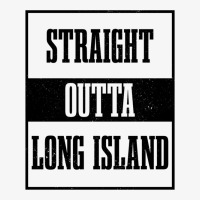 Straight Outta Long Island Ny New York Pride Long Island Pullover Hood Ladies Fitted T-shirt | Artistshot