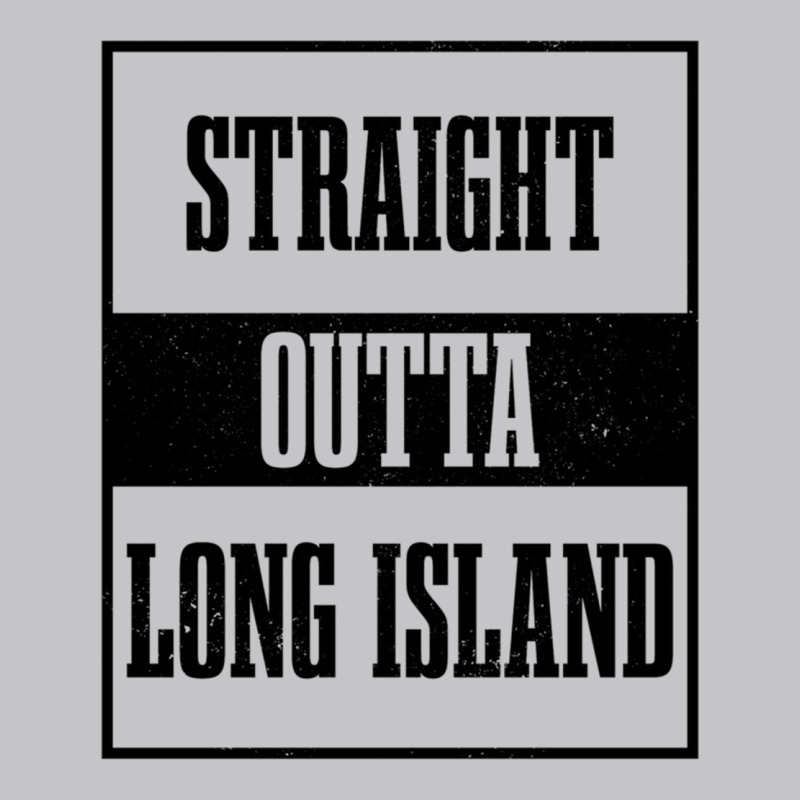 Straight Outta Long Island Ny New York Pride Long Island Pullover Hood Baby Bodysuit by cm-arts | Artistshot