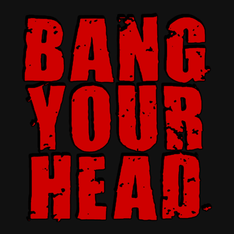 Bang Your Head Pin-back Button | Artistshot