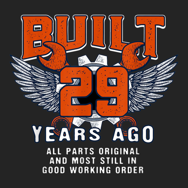 Built 29 Years Ago 29th Birthday 29 Years Old Bday Car Lover 3/4 Sleeve Shirt | Artistshot