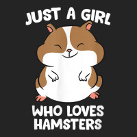 Just A Girl Who Loves Hamsters Cute Hamster Girl 3/4 Sleeve Shirt | Artistshot