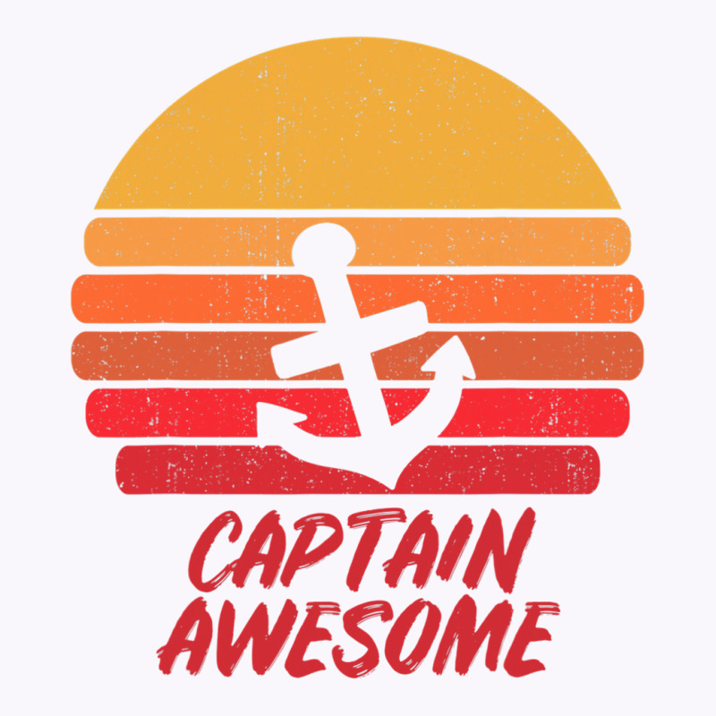 Captain Awesome Gift I Anchor Sailing Sailor Sail T Shirt Tank Top | Artistshot