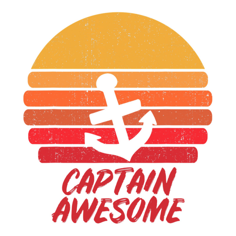 Captain Awesome Gift I Anchor Sailing Sailor Sail T Shirt Men's T-shirt Pajama Set | Artistshot