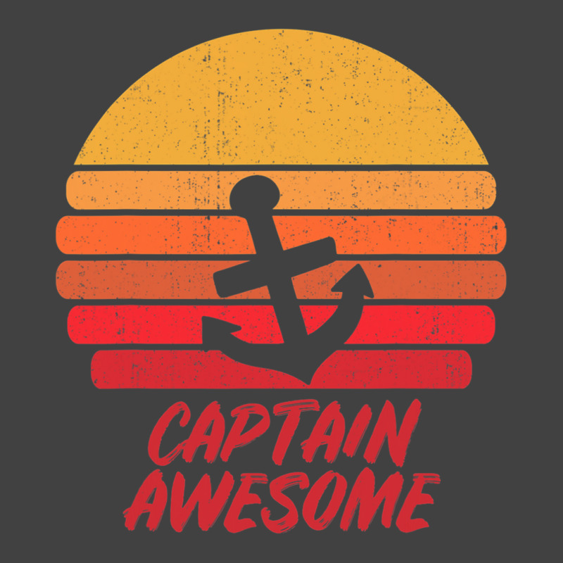 Captain Awesome Gift I Anchor Sailing Sailor Sail T Shirt Vintage T-shirt | Artistshot