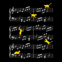 Cats Playing Music Note Clef Musician Art T Shirt Legging | Artistshot