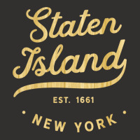 Classic Retro Vintage Staten Island Woodgrain Nyc Usa Casual Long Slee Champion Hoodie | Artistshot