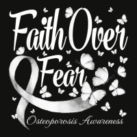 Faith Over Fear Osteogenesis Awareness Butterfly T Shirt Scorecard Crop Tee | Artistshot