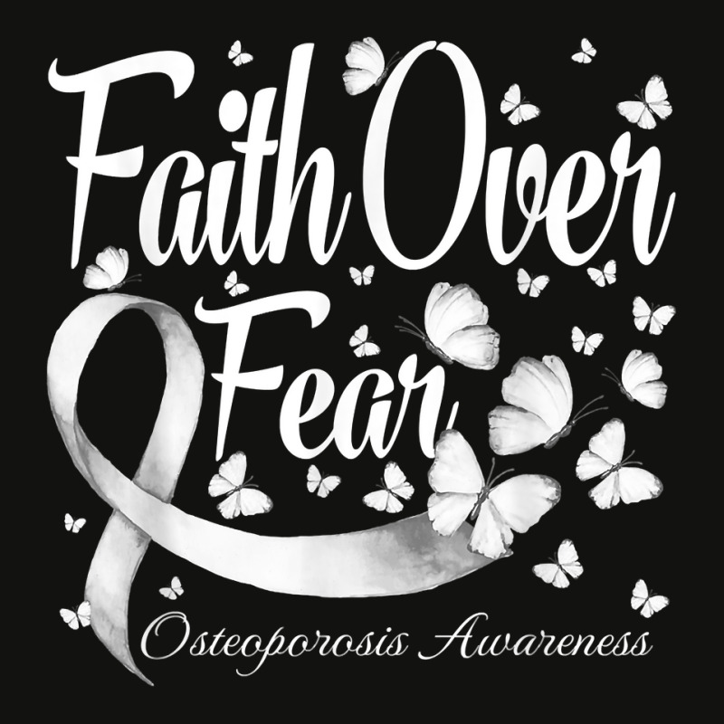 Faith Over Fear Osteogenesis Awareness Butterfly T Shirt Scorecard Crop Tee by cm-arts | Artistshot