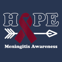 Hope   Meningitis Awareness Burgundy Ribbon Ladies Denim Jacket | Artistshot