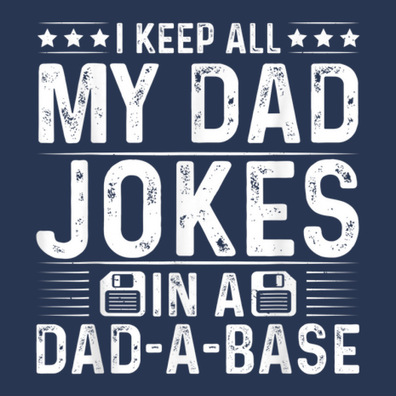 I Keep All My Dad Jokes In A Dad A Base Ladies Denim Jacket by Outpost | Artistshot