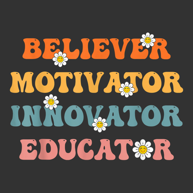 Groovy Retro Believer Motivator Innovator Educator Teachers T Shirt Baby Bodysuit by zhypapunazhae | Artistshot