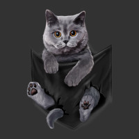 British Grey Cat In Pocket Cats Baby Bodysuit | Artistshot