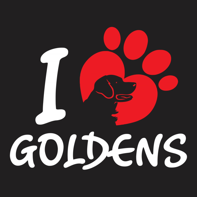 I Love Goldens T-shirt | Artistshot
